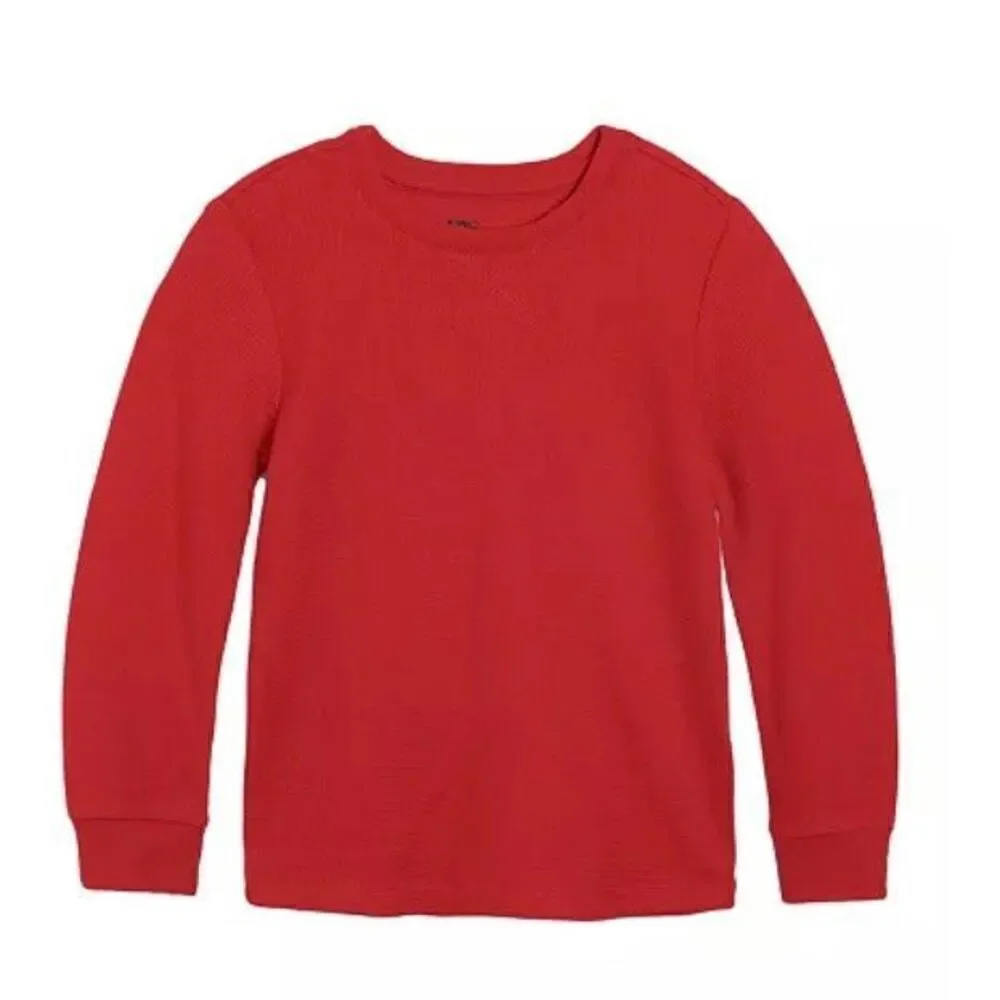 EPIC THREADS - NWT - Little Boys Sz Large Long-Sleeve Crew Neck Tee “Ski Patrol”